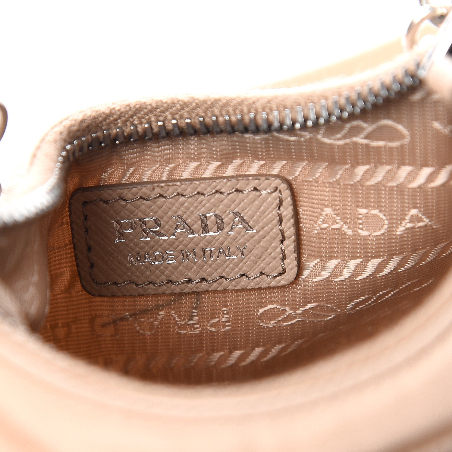 Prada Tessuto Nylon Saffiano Mini Re-Edition 2000 Shoulder Bag Cammeo 6 of 10