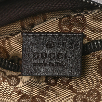 Gucci GG Monogram Double Pocket Belt Bag Dark Brown 6 of 12