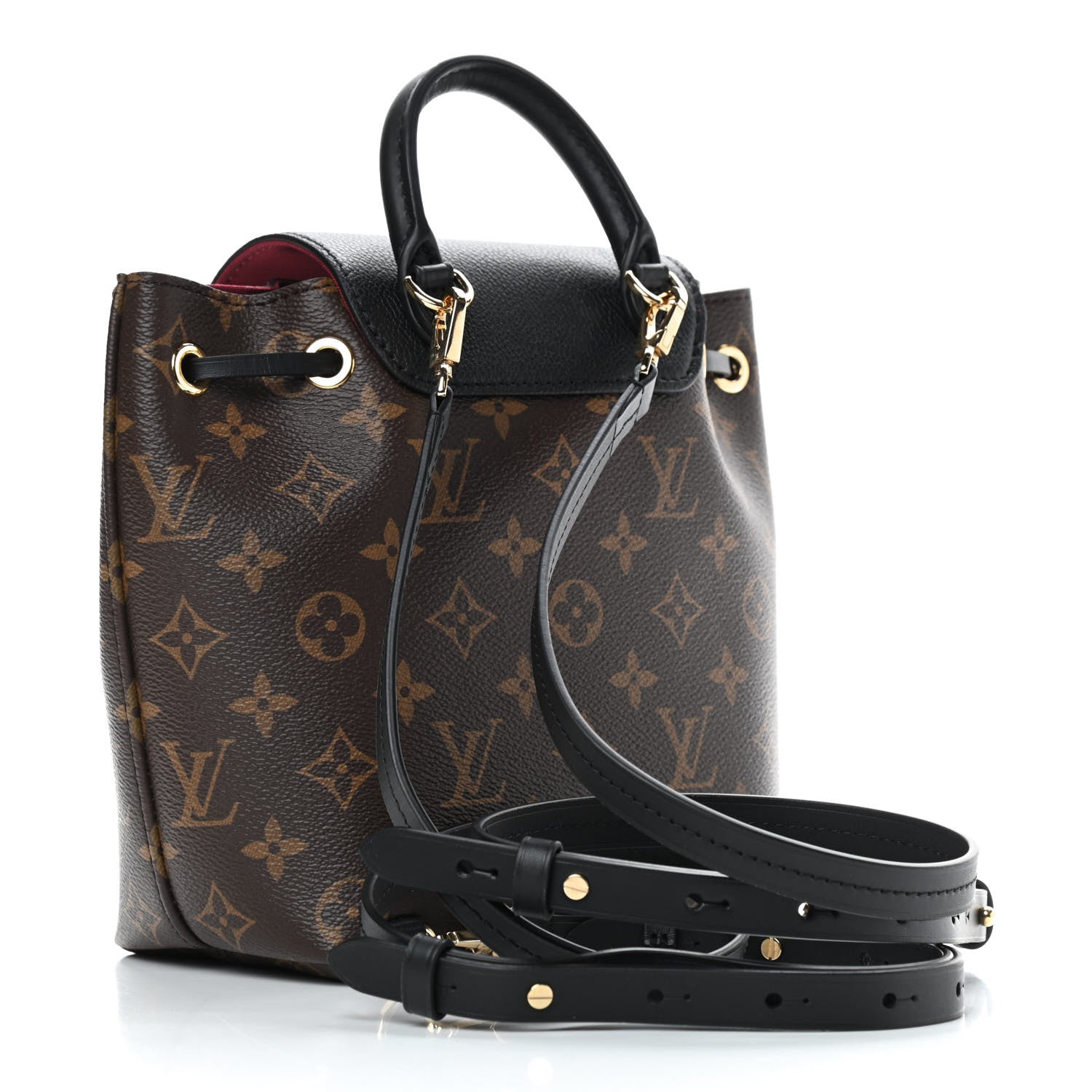 Louis Vuitton Monogram BB Montsouris NM Backpack Black 3 of 8