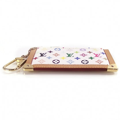 Louis Vuitton Monogram Multicolor Key Pouch White 4 of 8