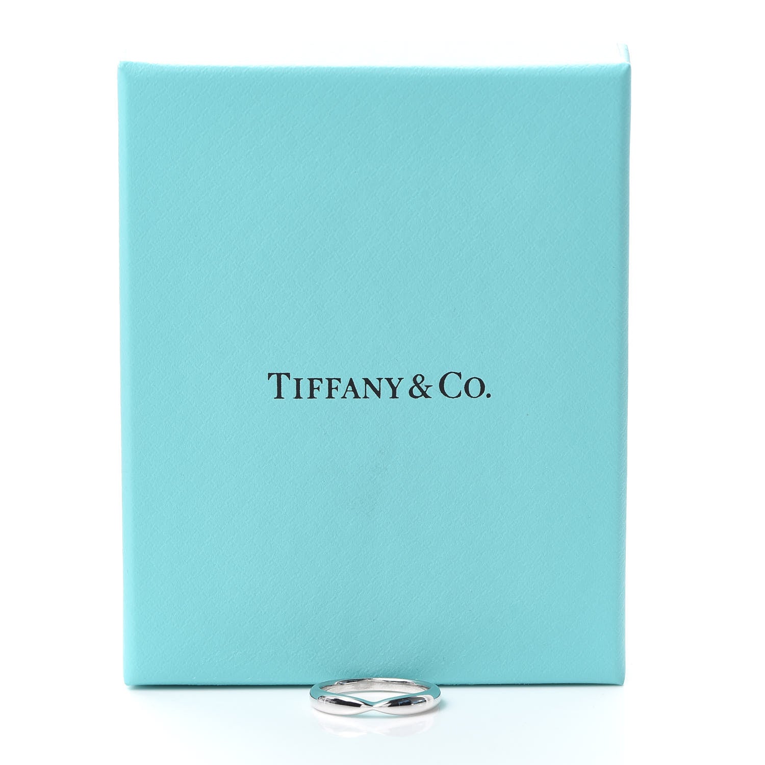 Tiffany Platinum 3mm Harmony Band Ring 50 5.5 5 of 5