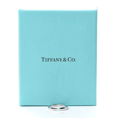 Tiffany Platinum 3mm Harmony Band Ring 50 5.5 5 of 5