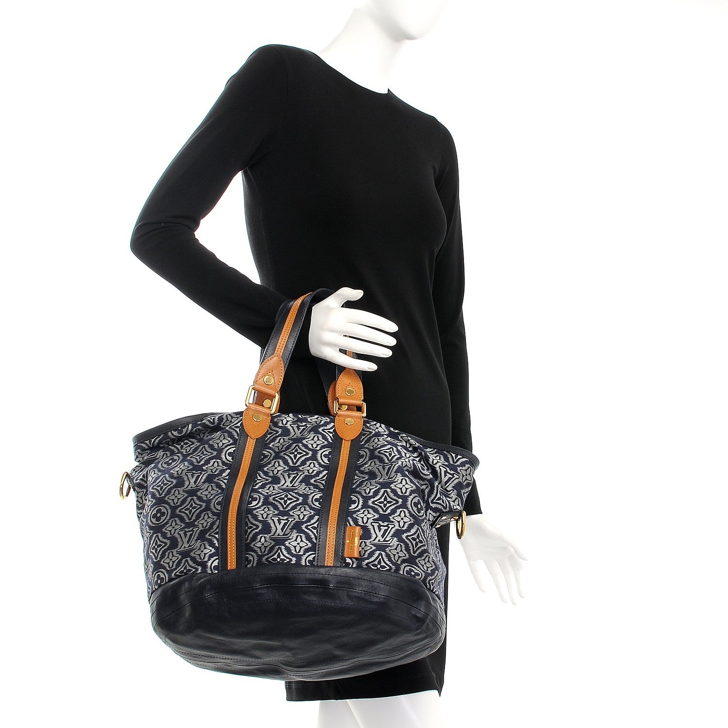 Louis Vuitton Jacquard Monogram Aviator Navy 3 of 9