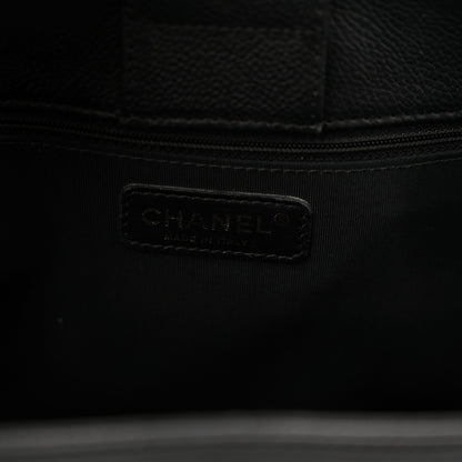 Chanel Calfskin Cerf Executive Shopper Tote Black 7 of 12