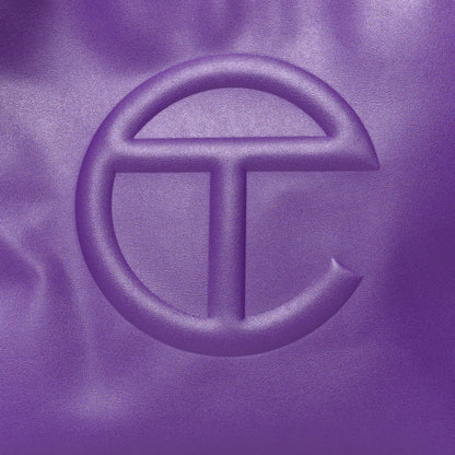 Telfar Vegan Leather Medium Shopping Bag Grape 8 of 12