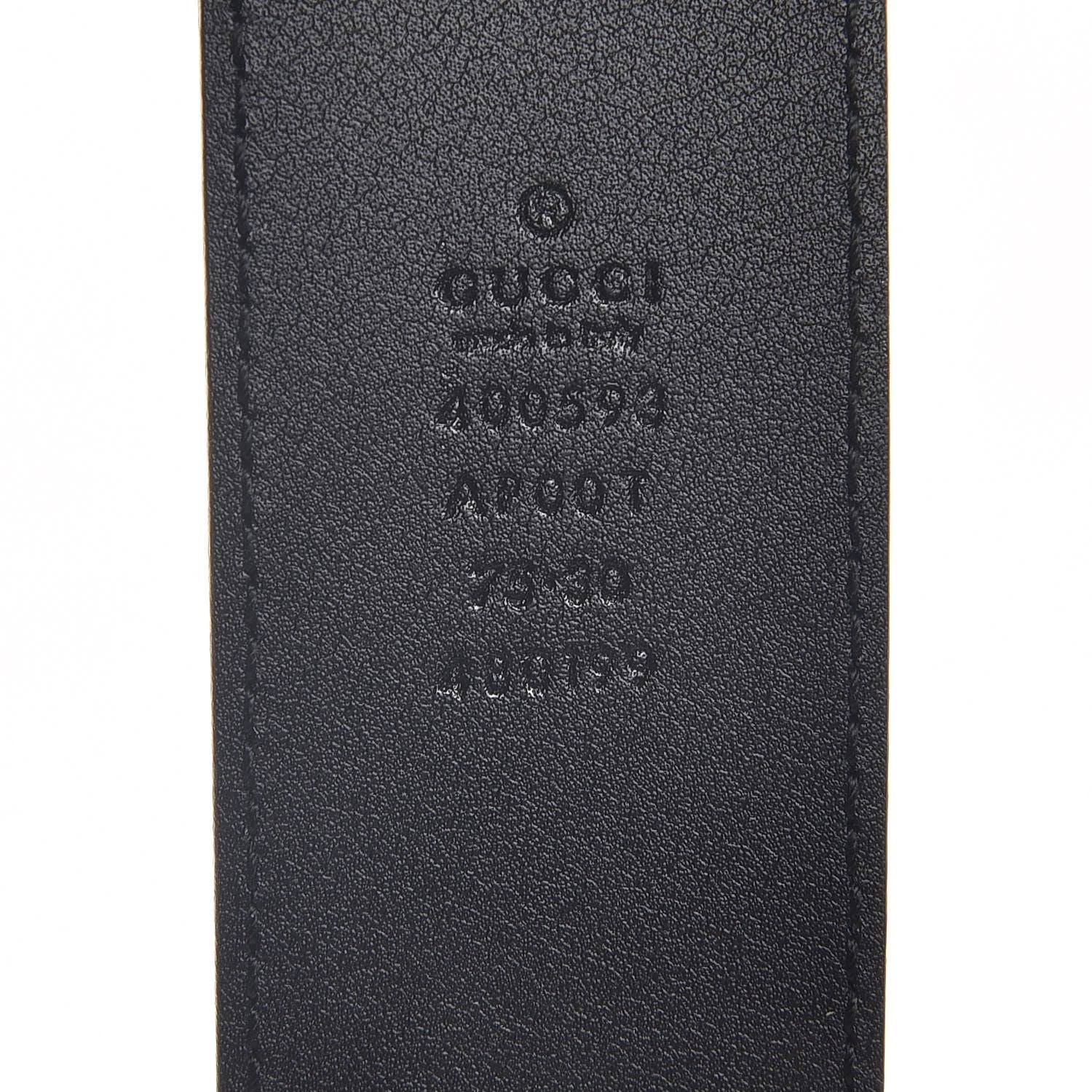 Gucci Calfskin Double G 40mm Belt 75 30 Black 4 of 6