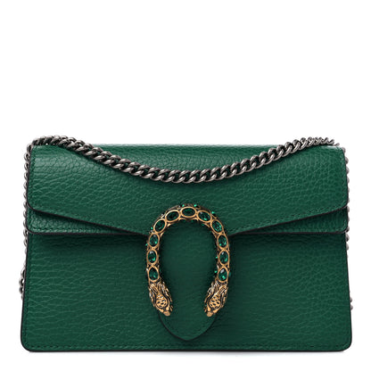 Gucci Calfskin Super Mini Dionysus Shoulder Bag Emerald 1 of 10