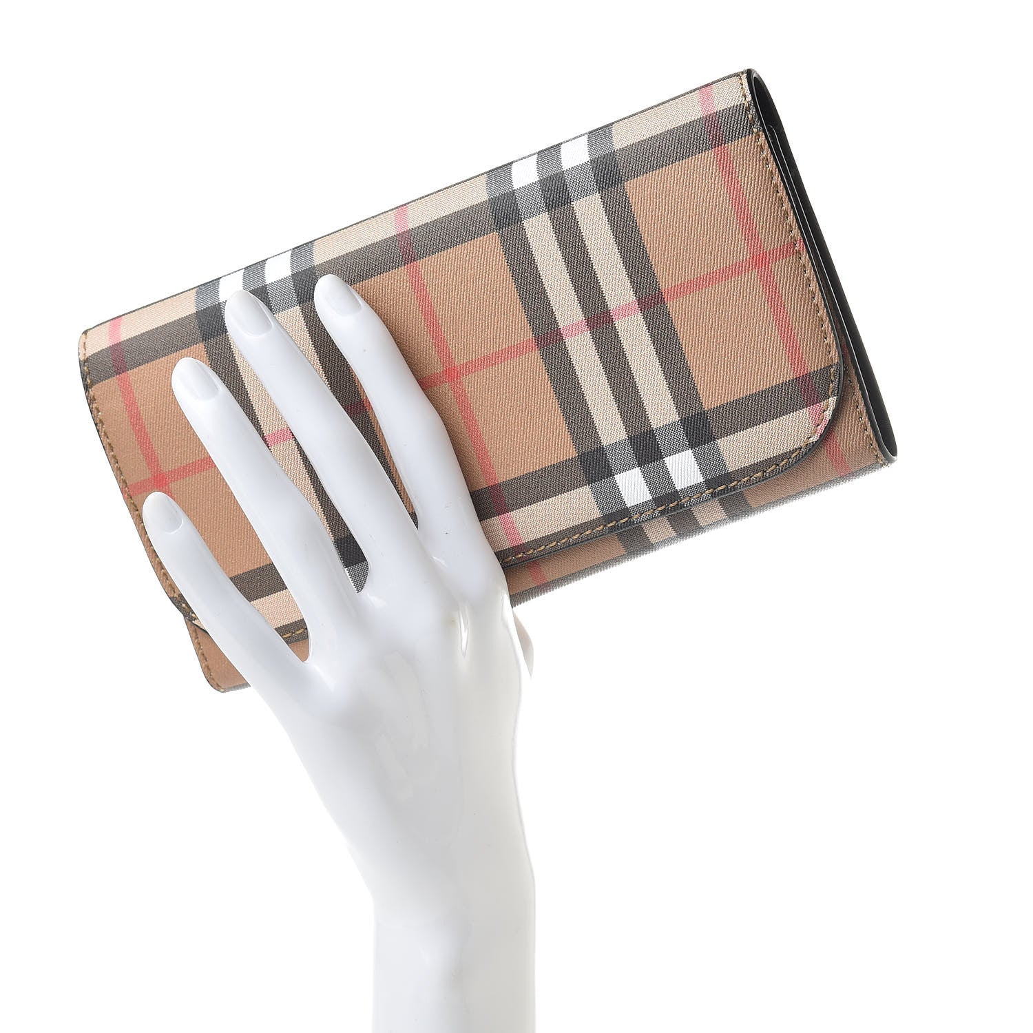 Burberry Vintage Check Henley Wallet Black 2 of 9