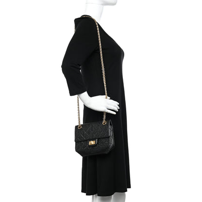 Chanel Aged Calfskin Quilted 2.55 Reissue Mini Flap Black 2 of 10