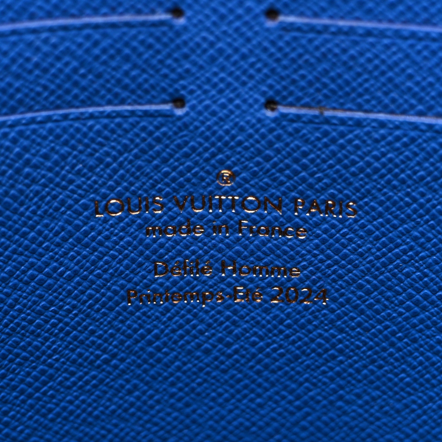 Louis Vuitton Damier Pop Pochette Voyage MM Blue 6 of 9