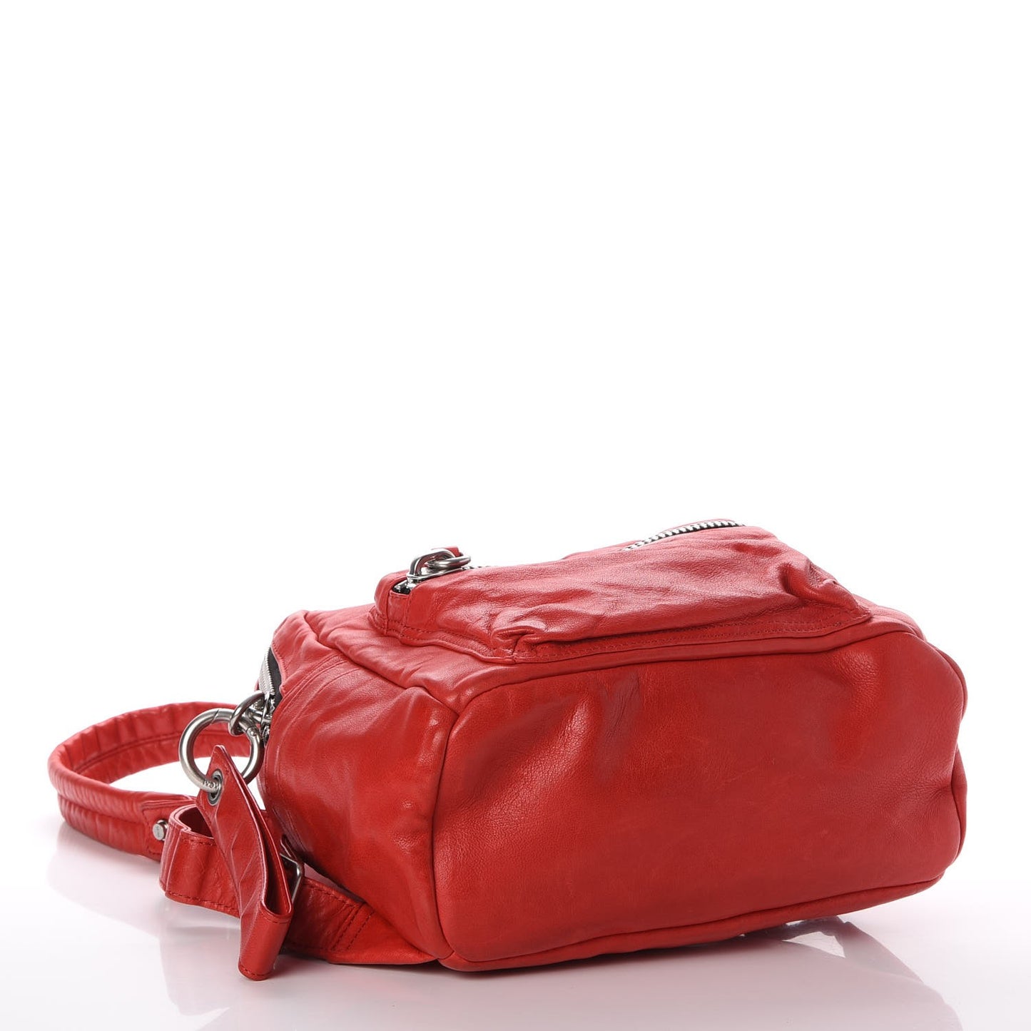 Lambskin Tumbler Backpack Red