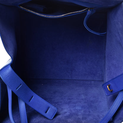 Celine Supple Calfskin Medium Phantom Luggage Royal Blue 7 of 12