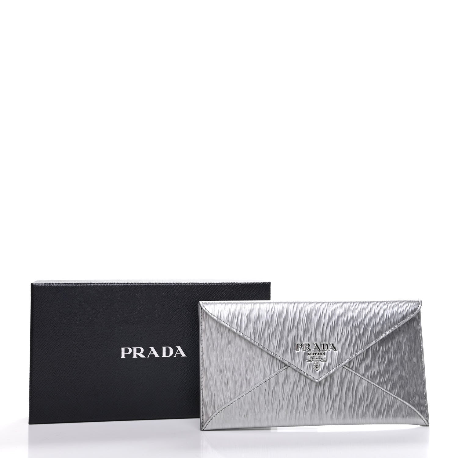 Prada Vitello Move Envelope Wallet Cromo 7 of 7