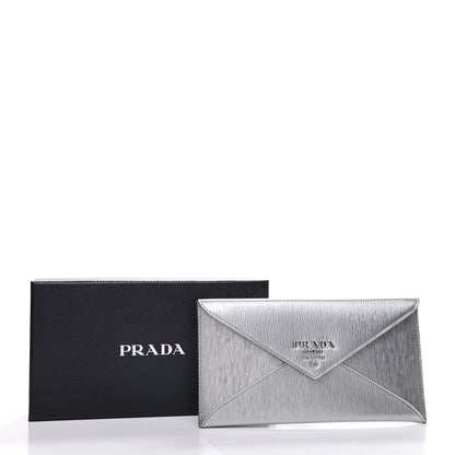 Prada Vitello Move Envelope Wallet Cromo 7 of 7
