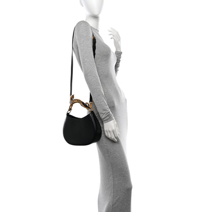 Lanvin Lambskin Cat Hobo Black 2 of 10
