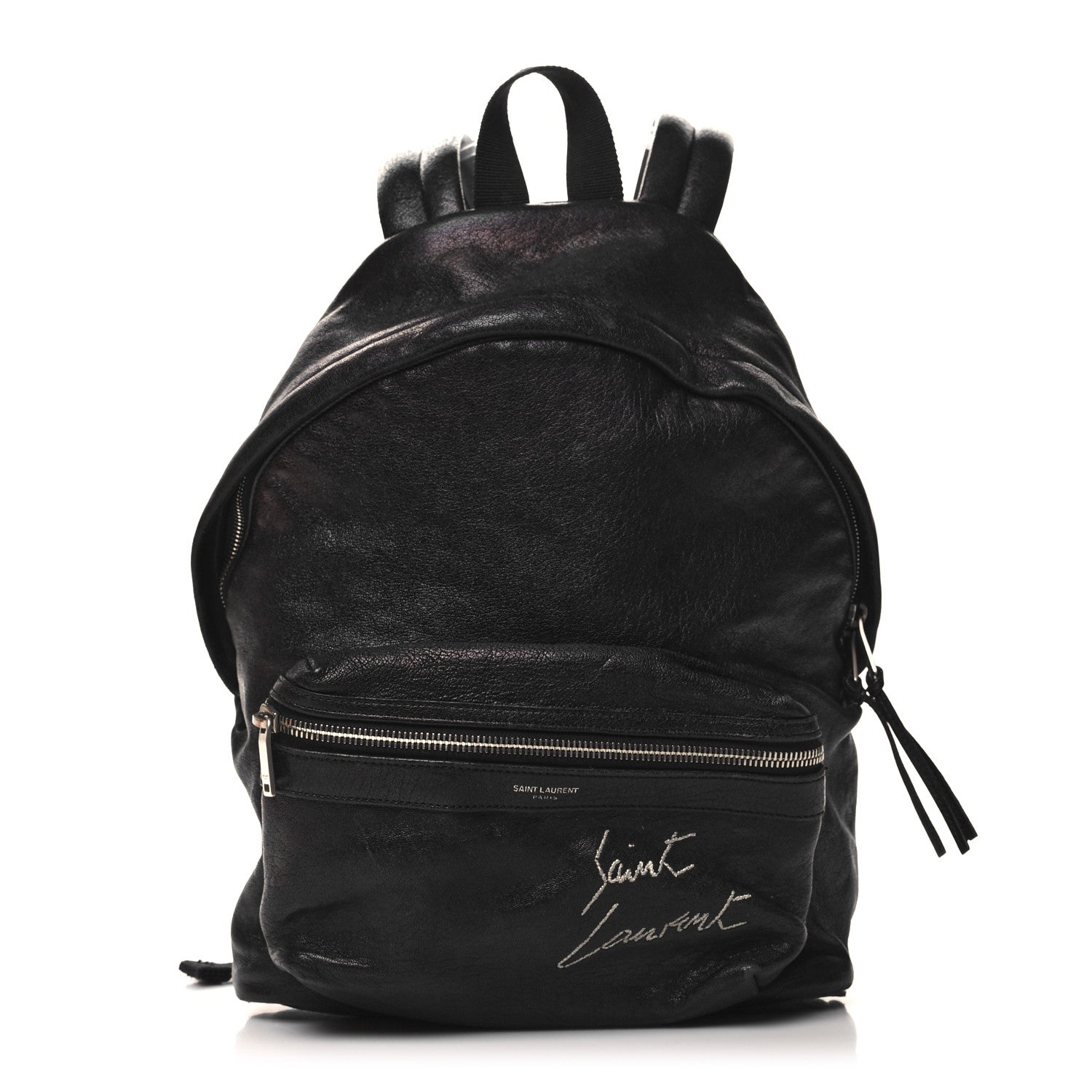 Saint Laurent Lambskin Mini Toy City Backpack Black 1 of 10