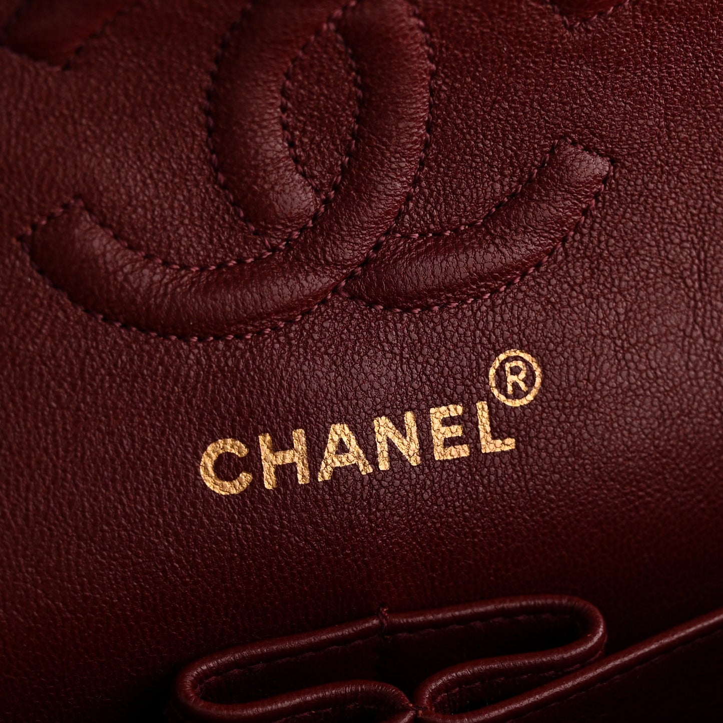 Lambskin Quilted Small Double Flap Black