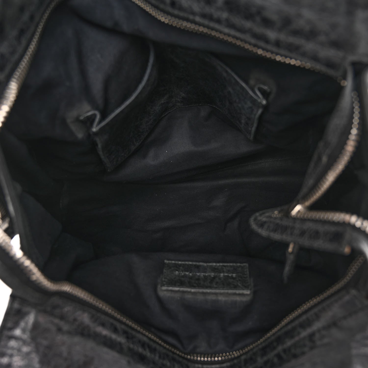 Balenciaga Agneau Giant 21 Silver Hardware Folder Black 5 of 10
