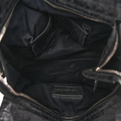 Balenciaga Agneau Giant 21 Silver Hardware Folder Black 5 of 10