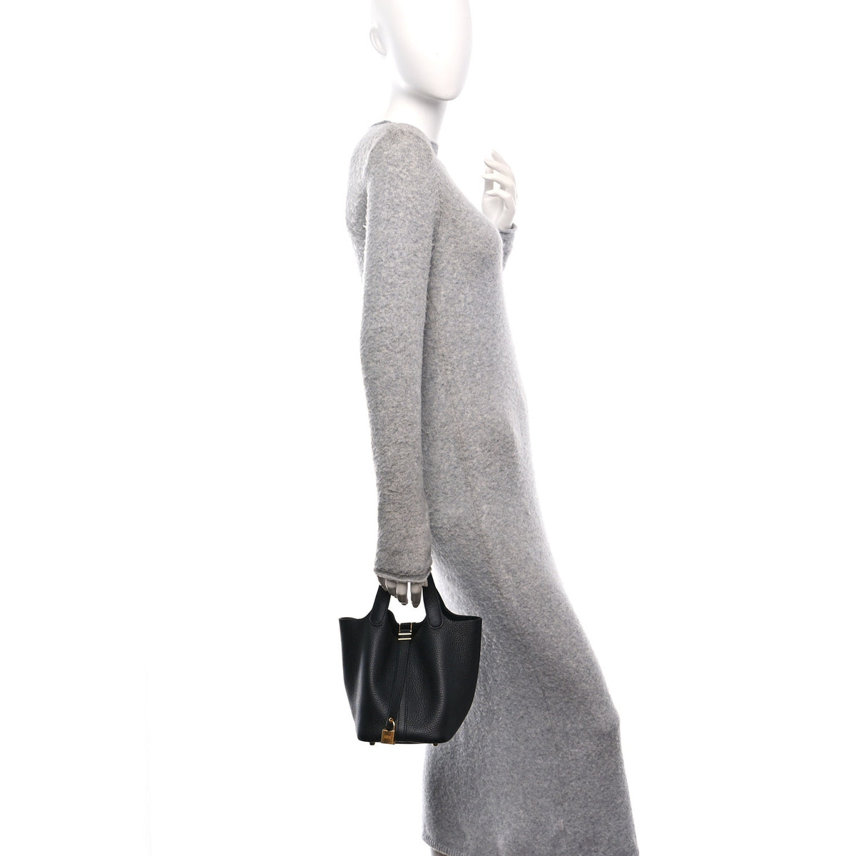 Hermes Taurillon Clemence Picotin Lock 18 PM Black 3 of 10