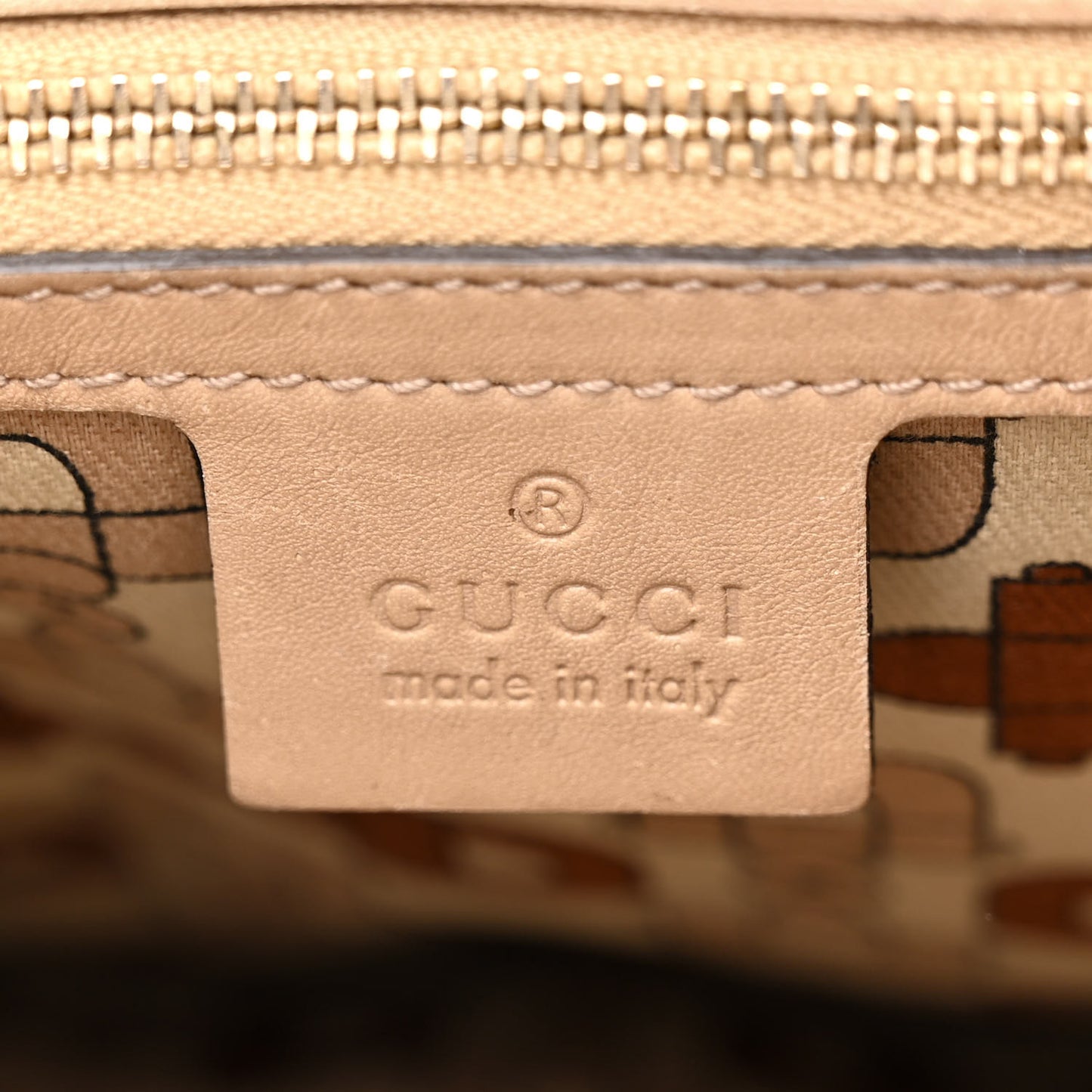 Guccissima Medium Britt Hobo Beige