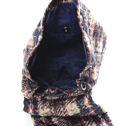 Chanel Lambskin Nylon Tweed Printed Backpack Multicolor 4 of 9