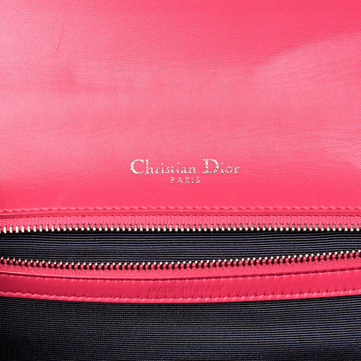 Lambskin Medium Diorama Flap Bag Fuchsia