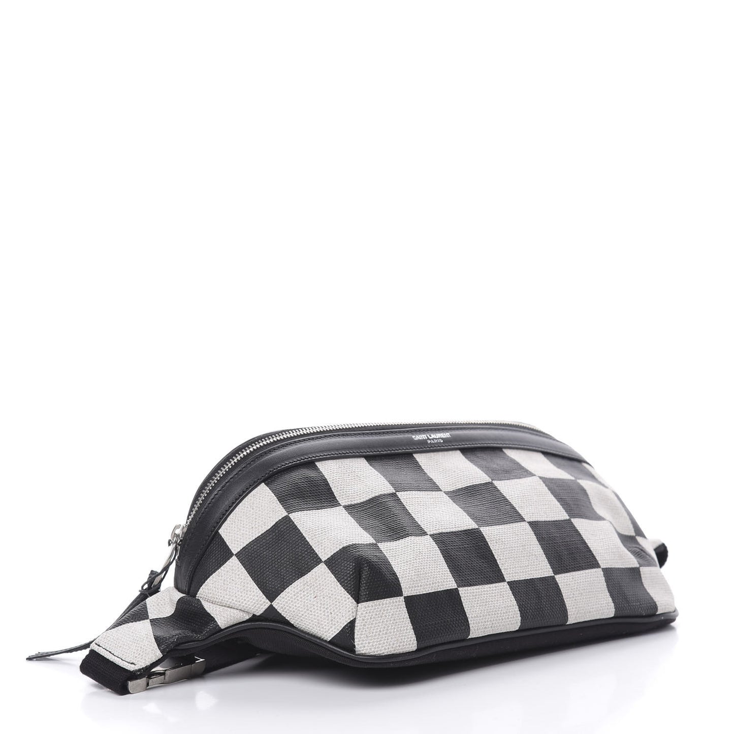 Canvas Classic Belt Bag Black White