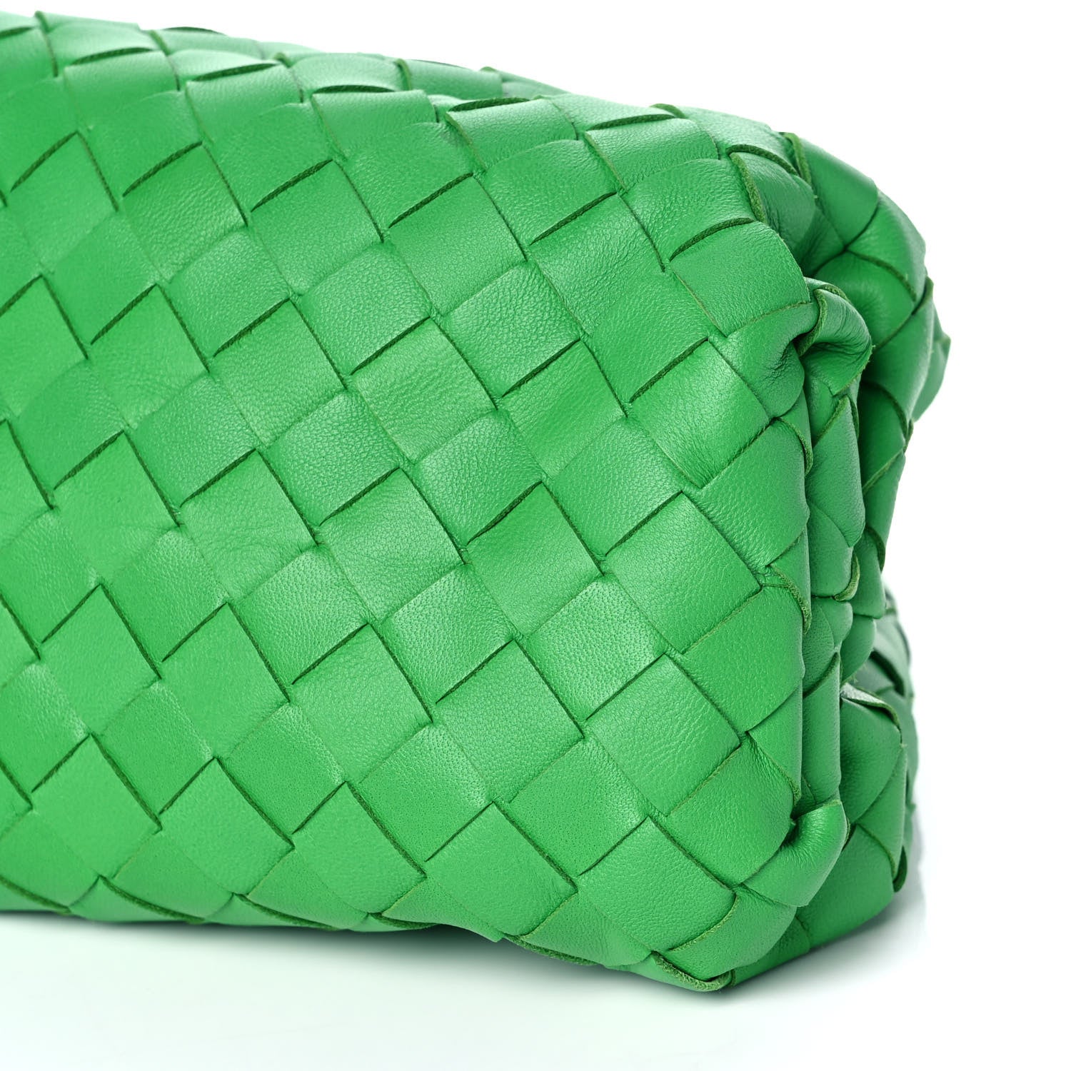 Bottega Veneta Nappa Intrecciato The Pouch Oversized Clutch Parakeet 13 of 15