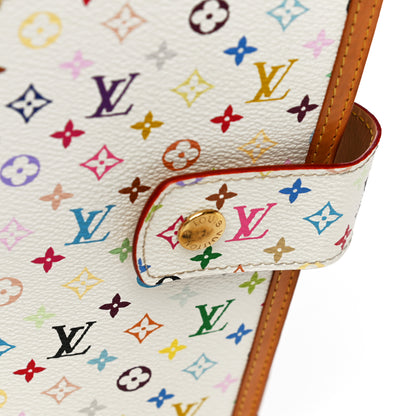 Louis Vuitton Monogram Multicolor Large Ring Agenda Cover White 10 of 10