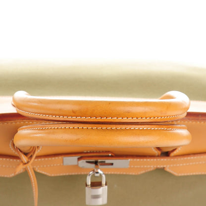 Hermes Natural Barenia Toile Birkin 40 15 of 32