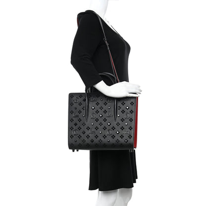 Christian Louboutin Calfskin Spikes Loubinthesky Medium Paloma Black 2 of 9