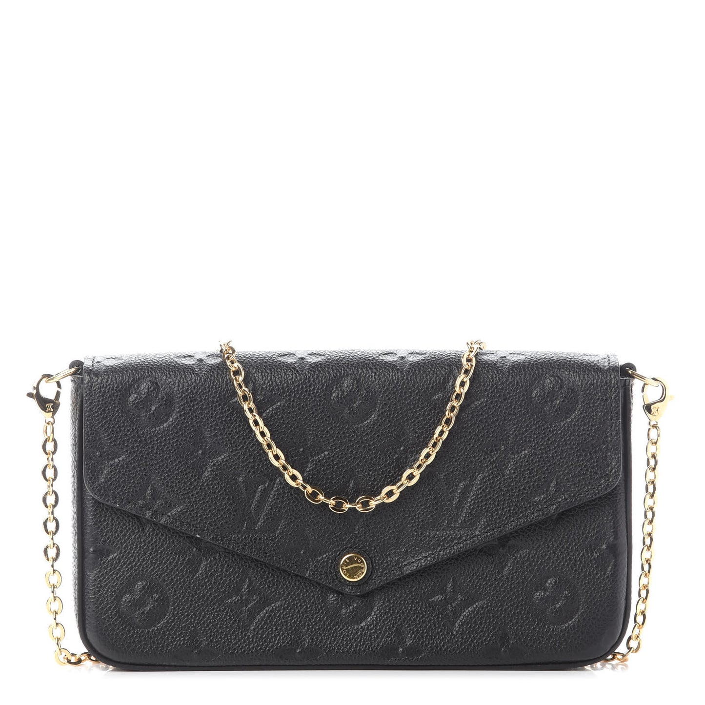 Empreinte Pochette Felicie Chain Wallet Black