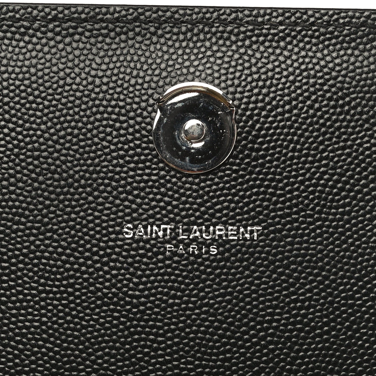 Saint Laurent Grain De Poudre Small Monogram Kate Satchel Black 9 of 10