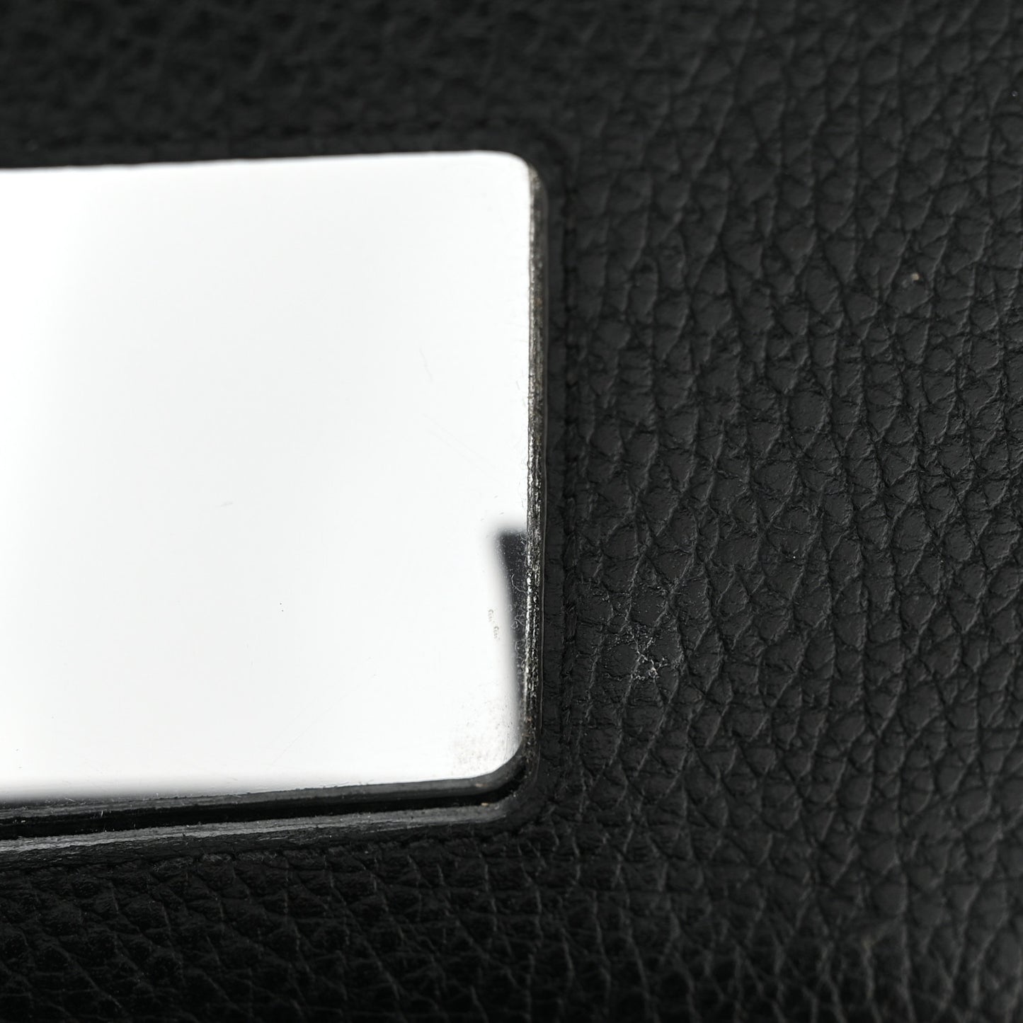 Calfskin Mini GG Marmont Chain Wallet Black