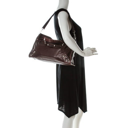 Balenciaga Agneau Giant 12 Silver Hardware City Cigare Fonce 2 of 8