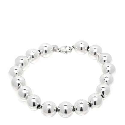 Tiffany Sterling Silver 10mm HardWear Ball Bracelet 1 of 4