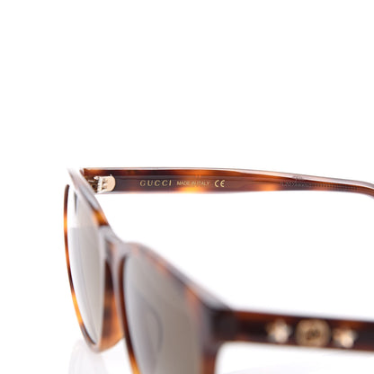 Gucci Round Frame Star Sunglasses GG0232SK Tortoiseshell 6 of 7