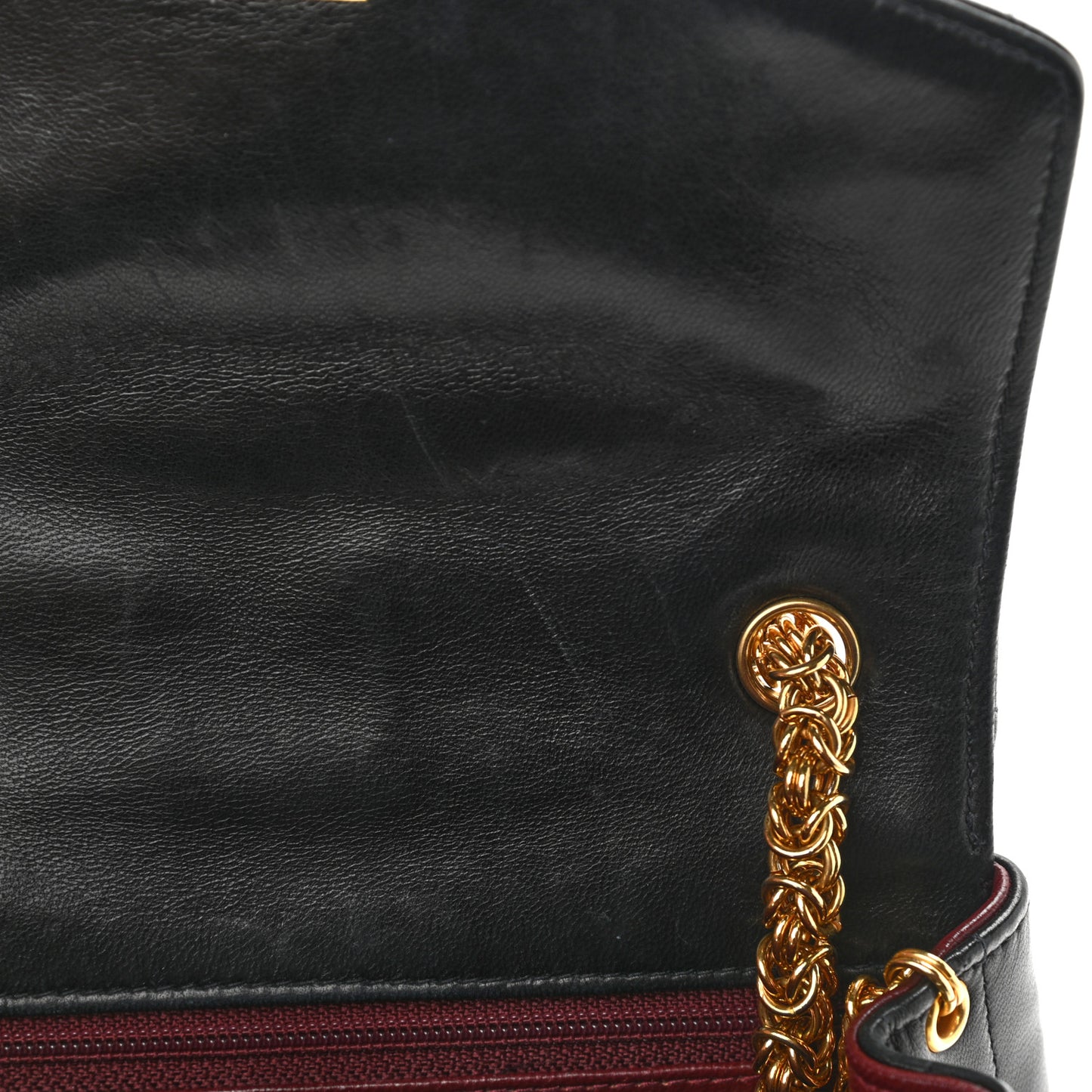 Lambskin Quilted Small Single Flap Black