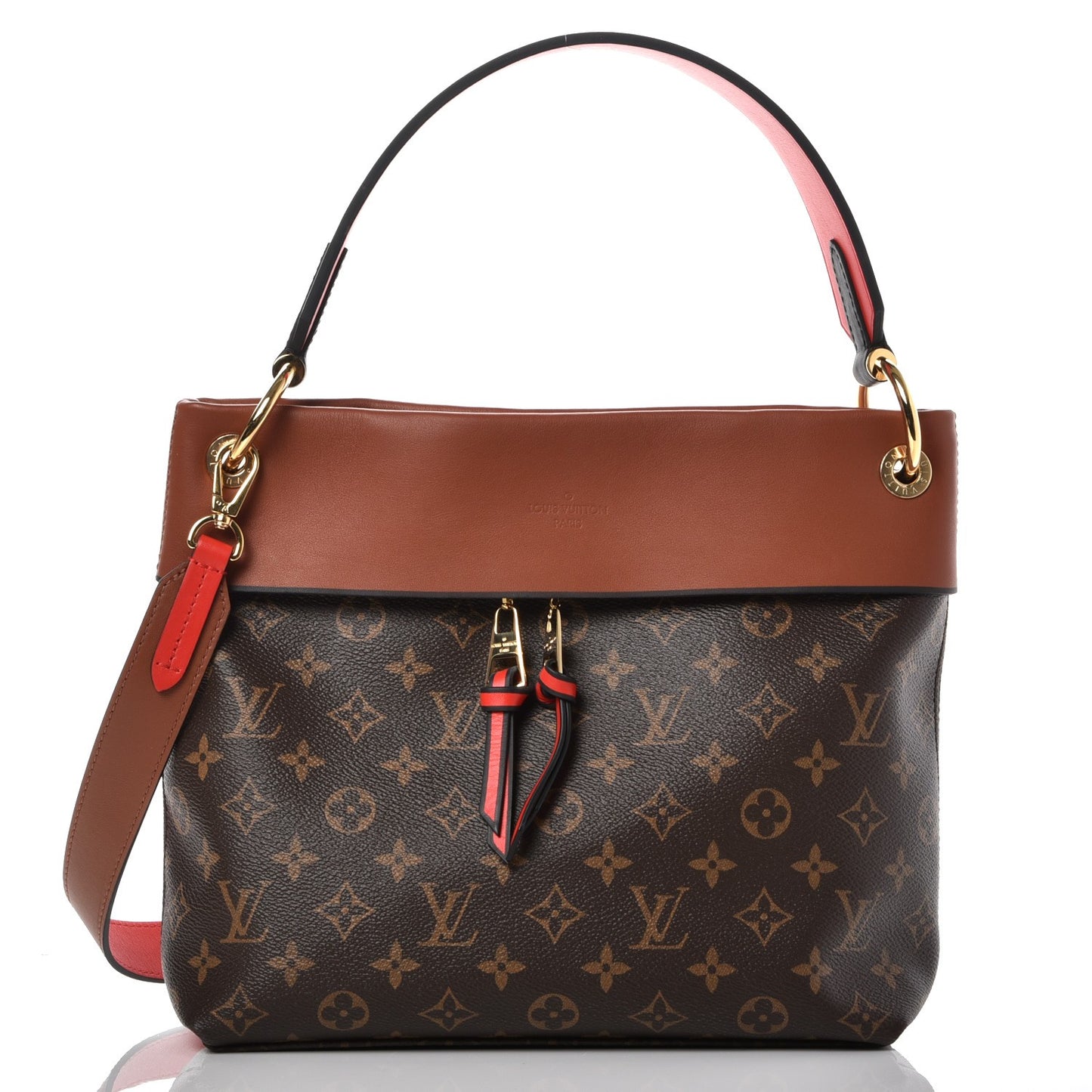 Monogram Tuileries Besace Caramel Rouge