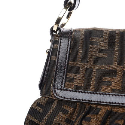 Fendi Zucca Small Chef Shoulder Bag Tobacco 11 of 13