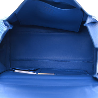 Salvatore Ferragamo Grained Calfskin Sofia Satchel Blue 4 of 8