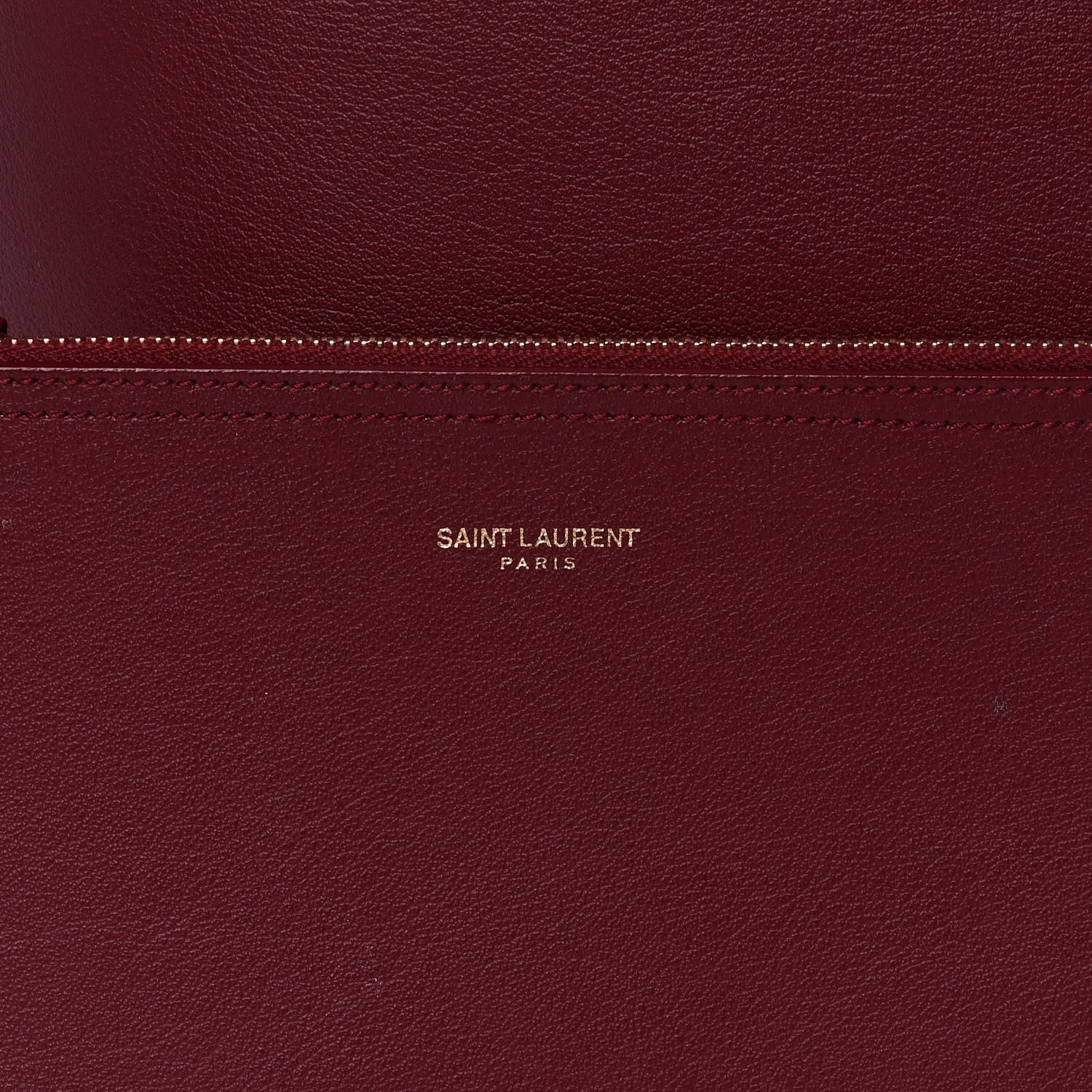 Saint Laurent Calfskin Large Shopping Tote Palissandre 14 of 16
