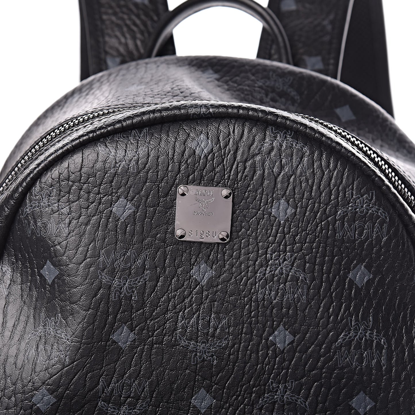 Visetos Small Side Stud Stark Backpack Black
