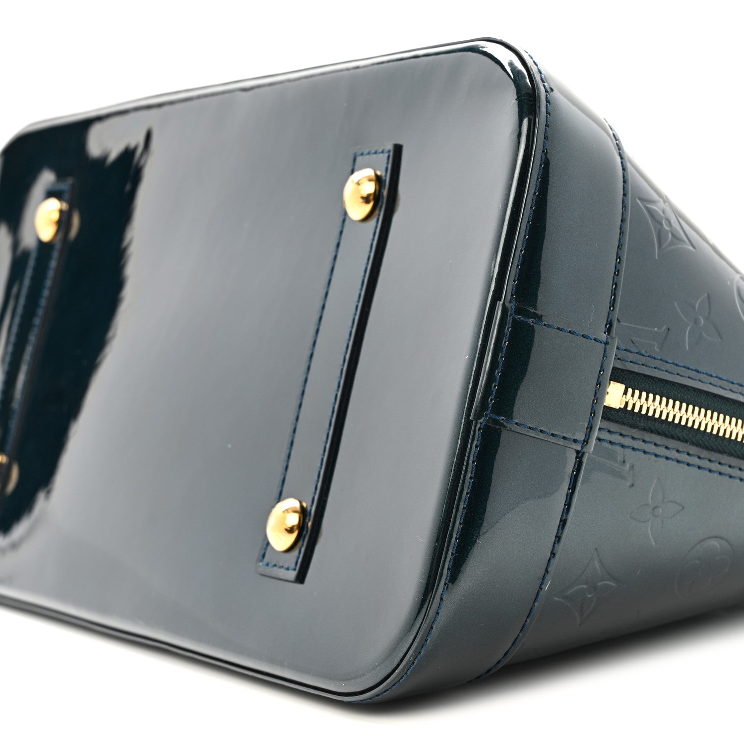 Louis Vuitton Vernis Alma GM Blue Nuit 9 of 12