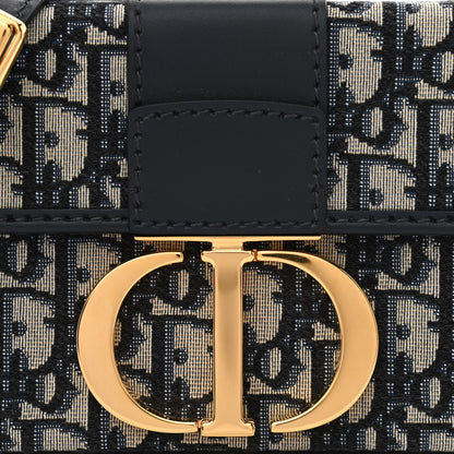 Christian Dior Oblique 30 Montaigne Box Bag Blue 8 of 11