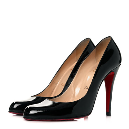Christian Louboutin Patent Decollete 868 100 Pumps 38 Black 3 of 7