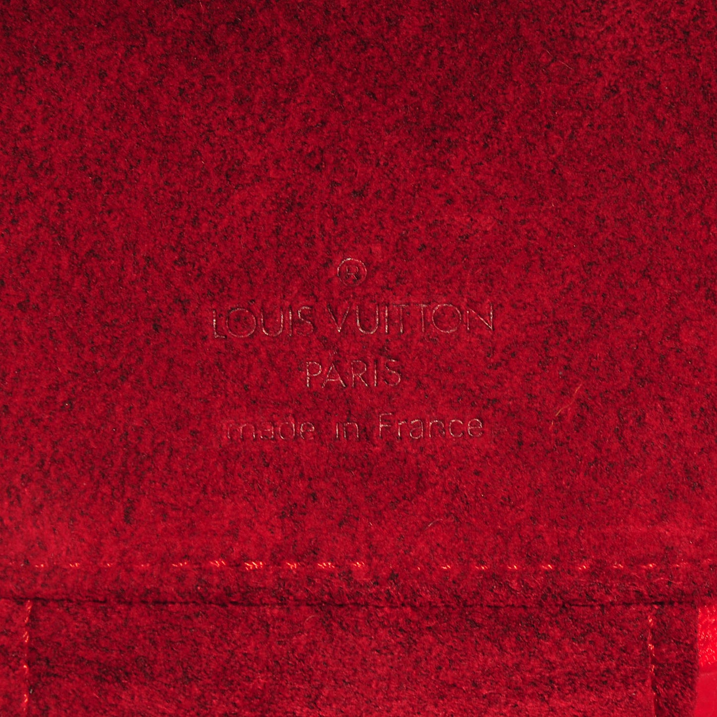 Epi Ecrin Bijoux 12cm Jewelry Box Case Rouge