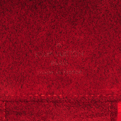 Louis Vuitton Epi Ecrin Bijoux 12cm Jewelry Box Case Rouge 6 of 7