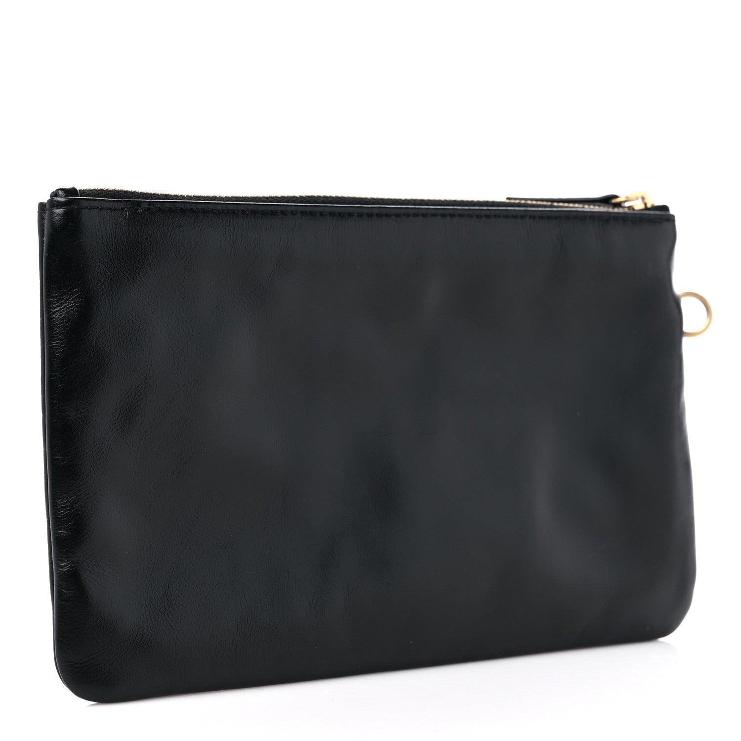 Chanel Shiny Calfskin Chanel 22 Removable Pouch Black 3 of 7